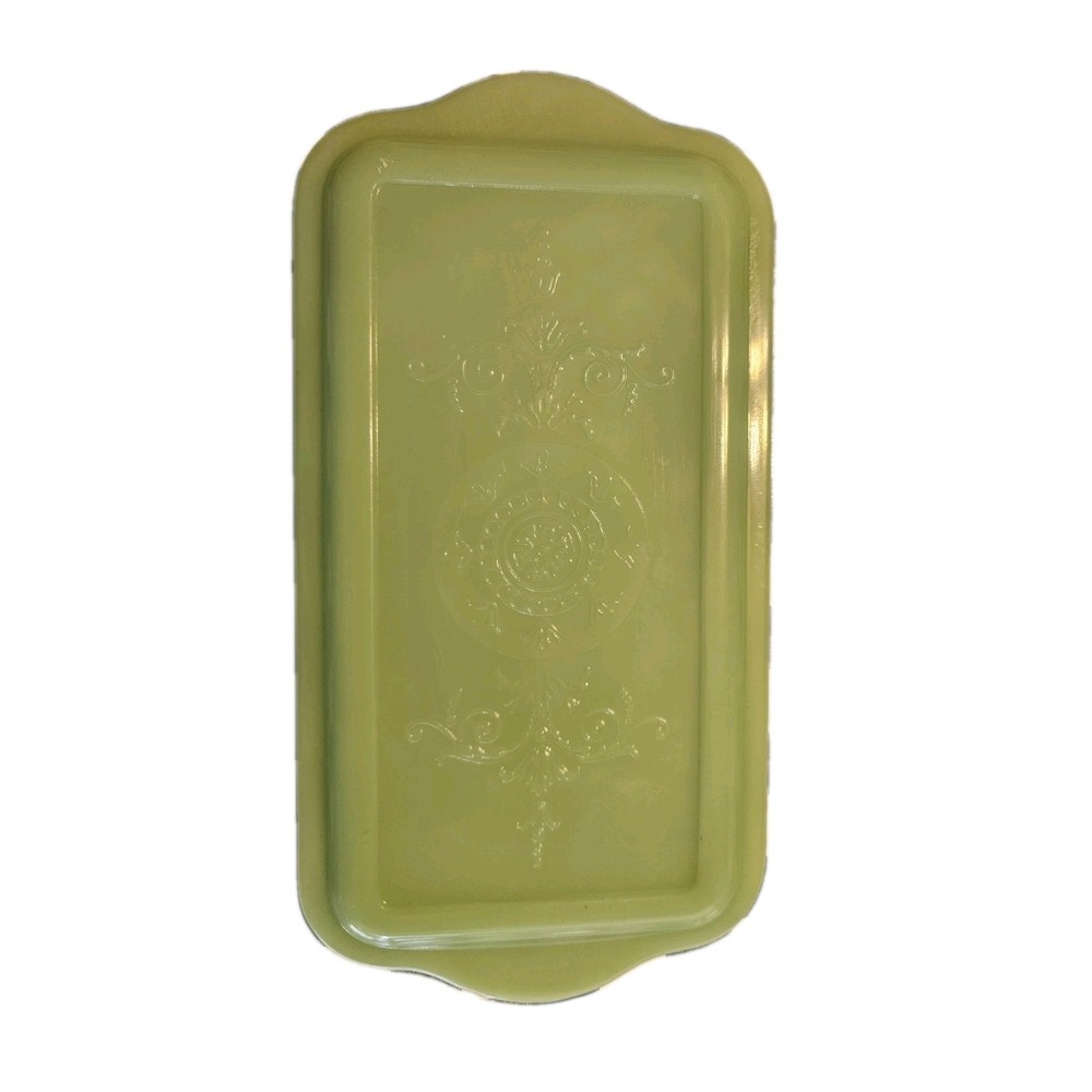 Vintage 1940's Fire King Jadeite Philbe Refrigerator Dish Lid Only